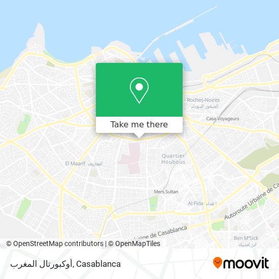 أوكبورتال المغرب map
