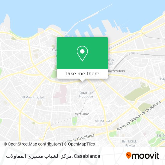 مركز الشباب مسيري المقاولات map