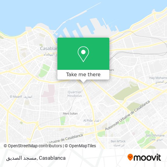 مسجد الصديق map