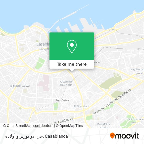 جي. دو بورتر و أولاده map