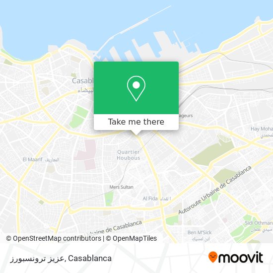 عزيز ترونسبورز map