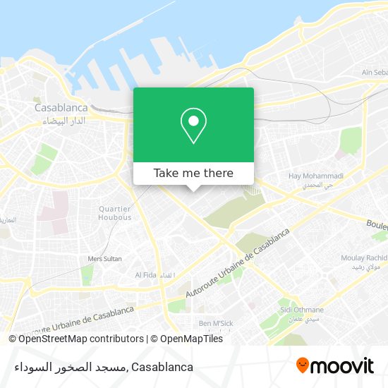 مسجد الصخور السوداء map