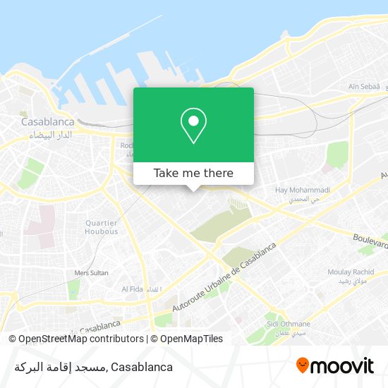 مسجد إقامة البركة map