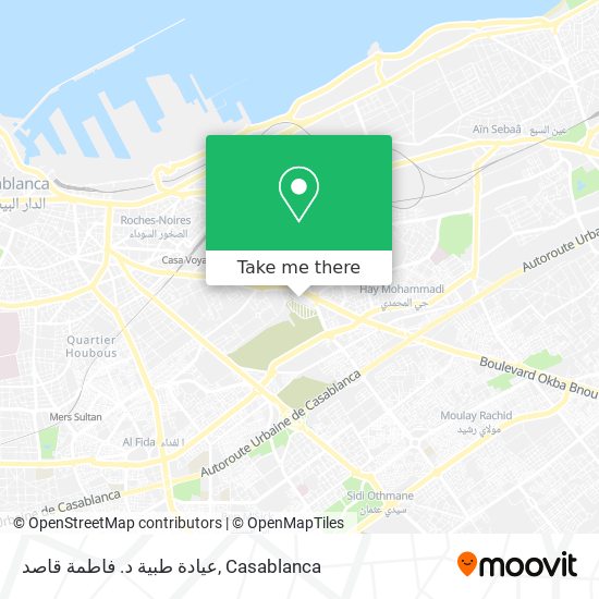 عيادة طبية د. فاطمة قاصد map