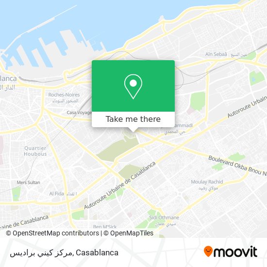 مركز كيني براديس map