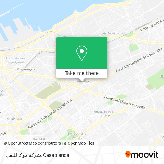 شركة موكا للنقل map