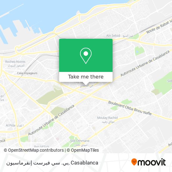 بي. سي فيرست إنفرماسيون map