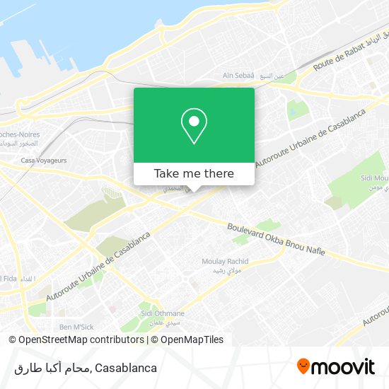 محام أكبا طارق map