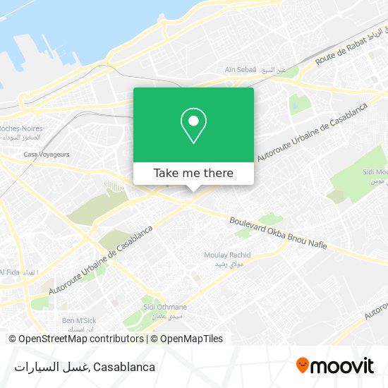 غسل السيارات map