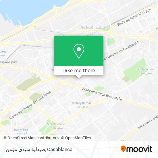 صيدلية سيدي مؤمن map