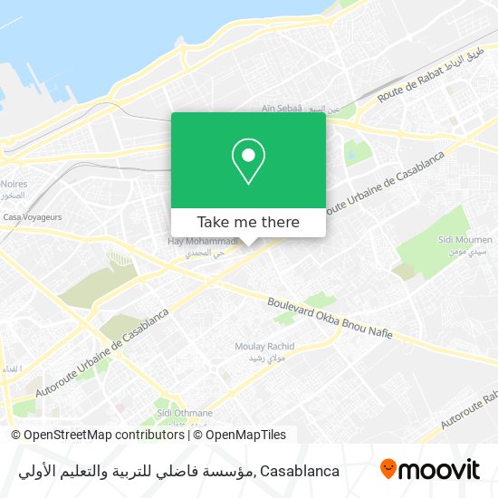 مؤسسة فاضلي للتربية والتعليم الأولي map