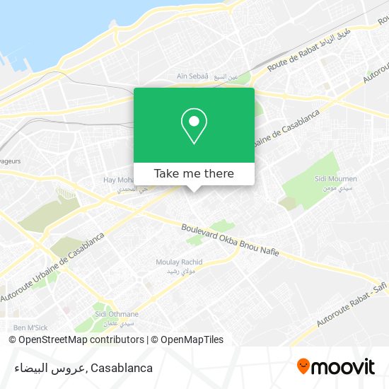 عروس البيضاء map