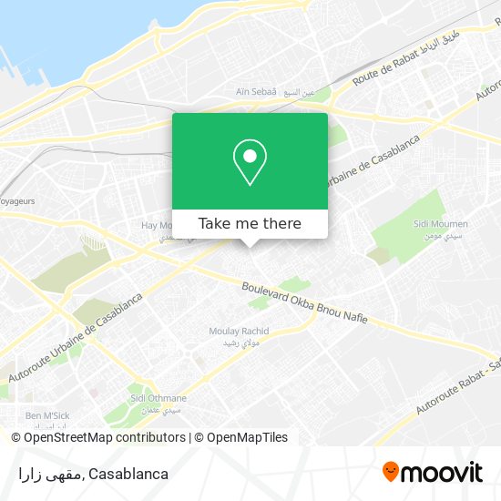 مقهى زارا map