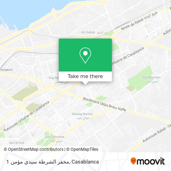 مخفر الشرطة سيدي مؤمن 1 map