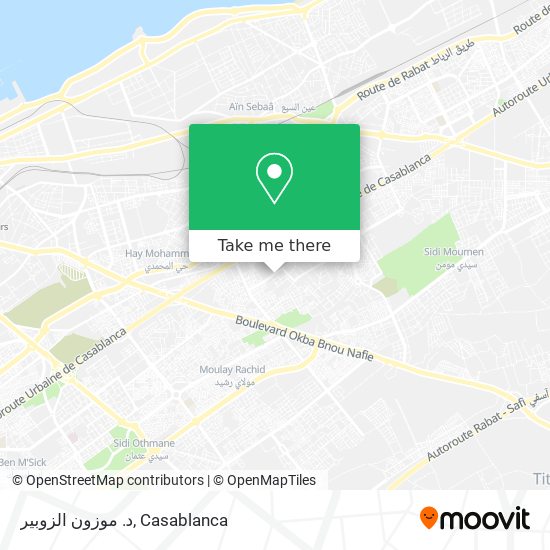 د. موزون الزوبير map