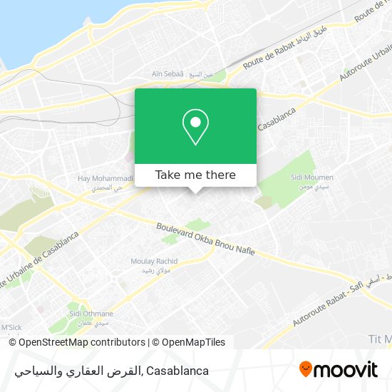القرض العقاري والسياحي map