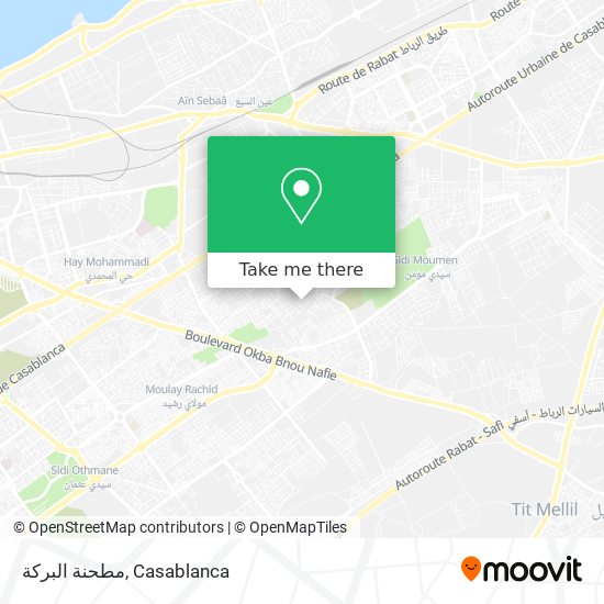 مطحنة البركة map