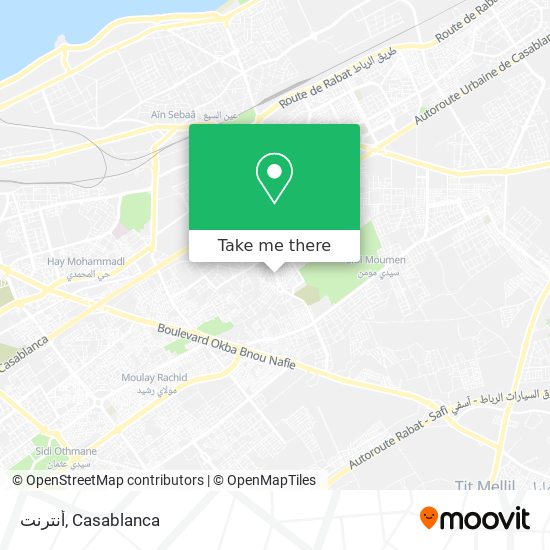 أنترنت map