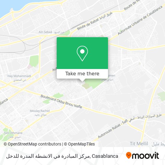 مركز المبادرة في الانشطة المدرة للدخل plan