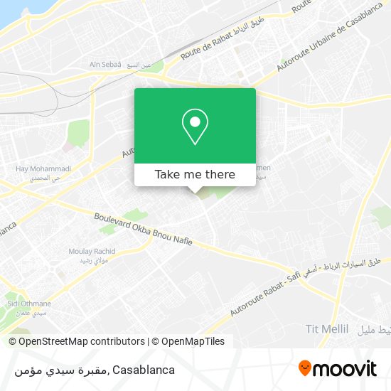 مقبرة سيدي مؤمن map
