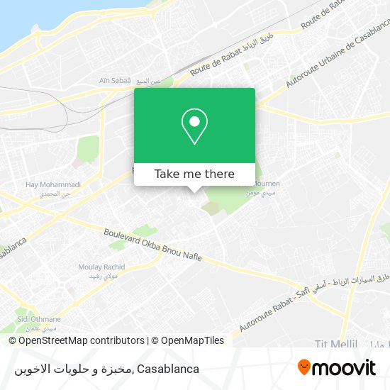 مخبزة و حلويات الاخوين map