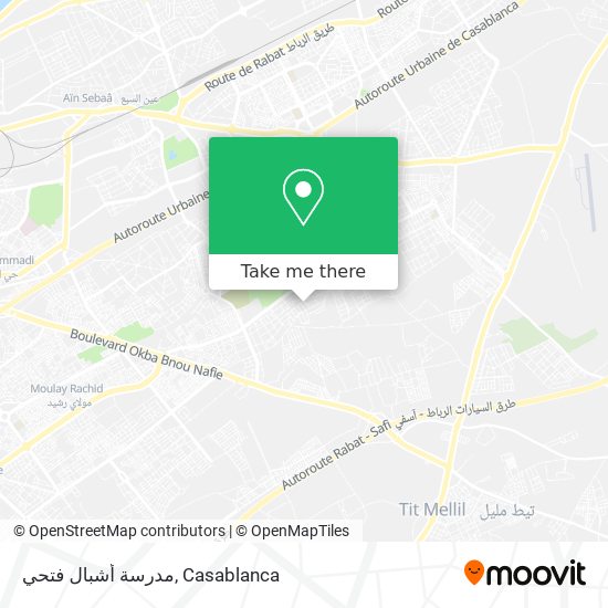 مدرسة أشبال فتحي map