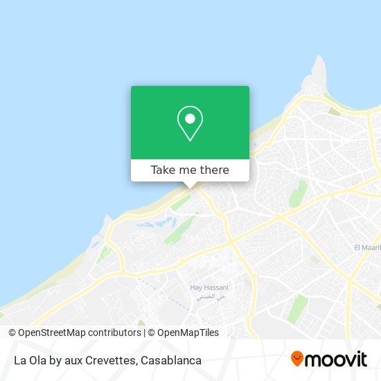 La Ola by aux Crevettes map