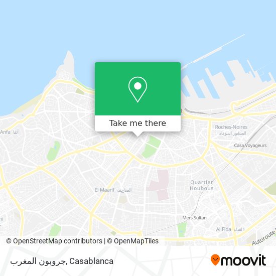 جروبون المغرب map