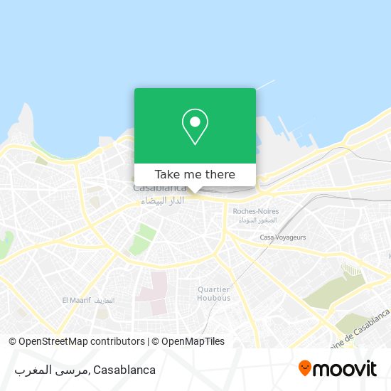مرسى المغرب map