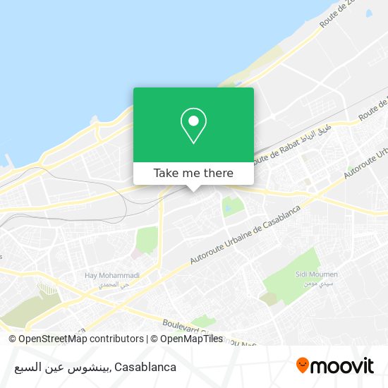 بينشوس عين السبع map