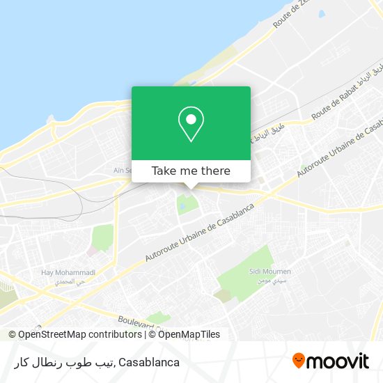 تيب طوب رنطال كار map