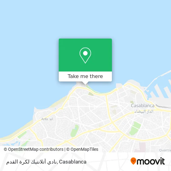 نادي أتلانتيك لكرة القدم map