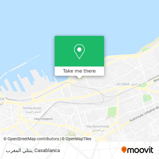 بنتلي المغرب map