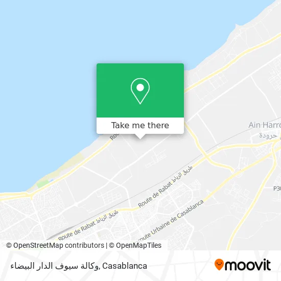 وكالة سيوف الدار البيضاء map