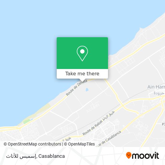 إسميس للأثاث map