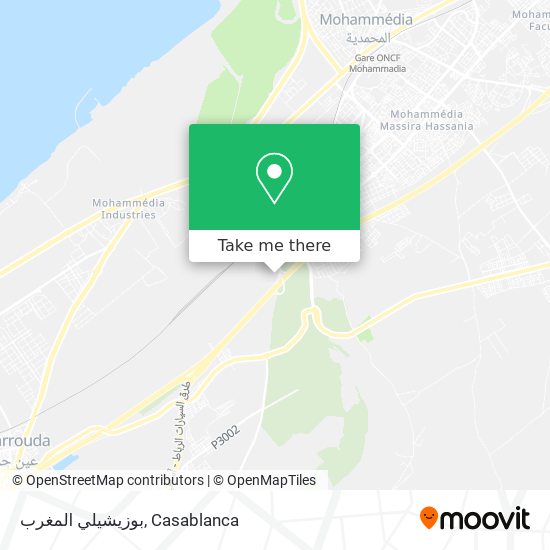 بوزيشيلي المغرب map