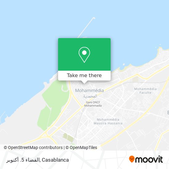 الفضاء 5. أكتوبر map