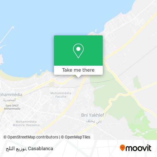 توزيع الثلج map