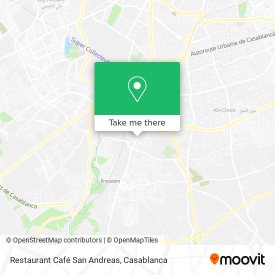 Restaurant Café San Andreas plan