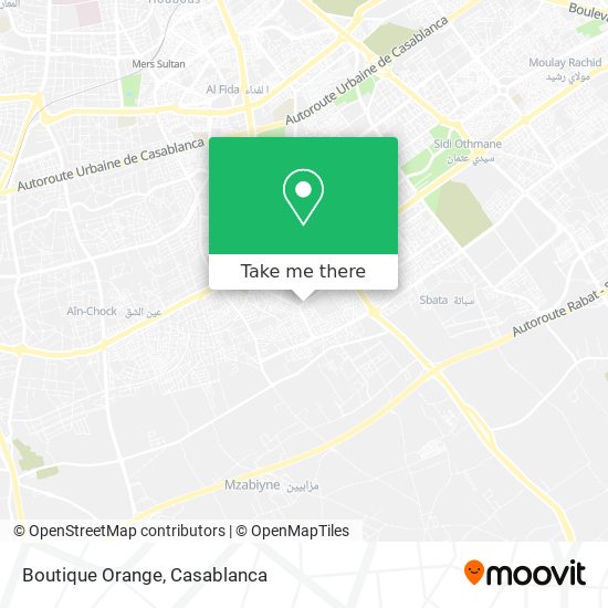 Boutique Orange map