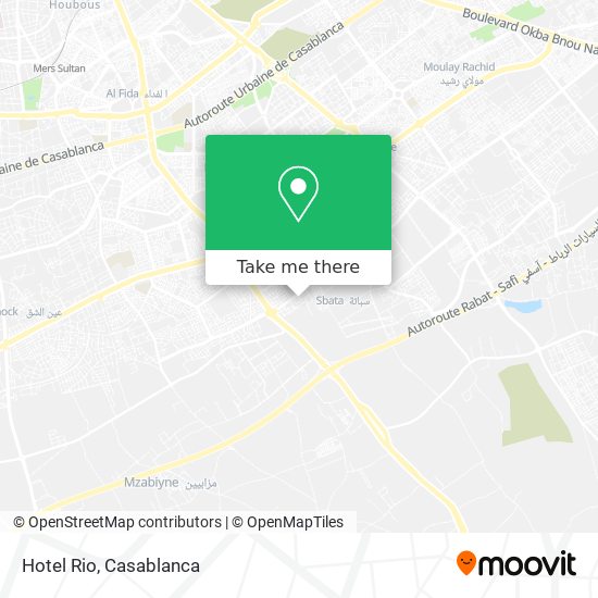 Hotel Rio map
