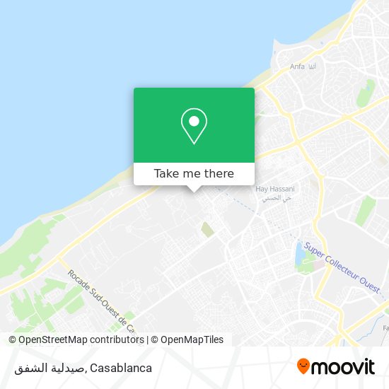 صيدلية الشفق map