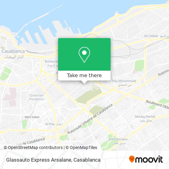 Glassauto Express Arsalane map
