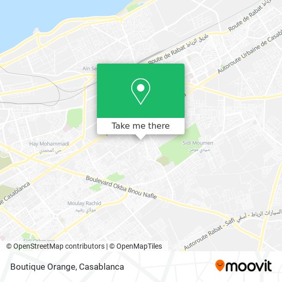 Boutique Orange map