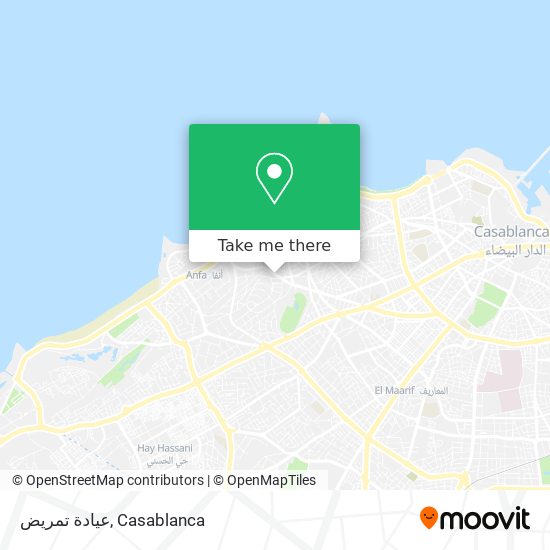 عيادة تمريض map