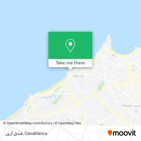 فندق أزور map