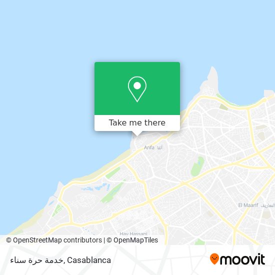 خدمة حرة سناء map