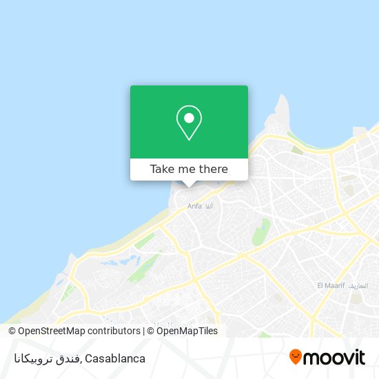 فندق تروبيكانا map