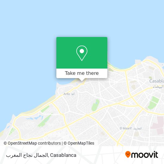 الجمال نجاح المغرب map