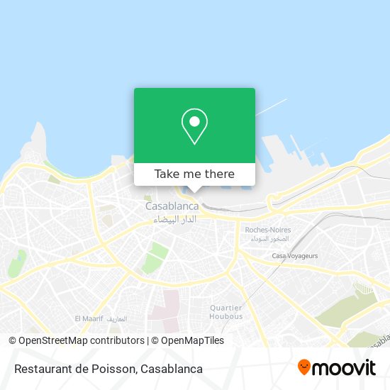 Restaurant de Poisson map